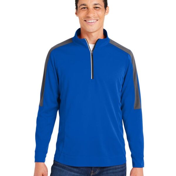 Men's Market Snag Protect Mesh Colorblock Quarter-Zip Pullover Thumbnail