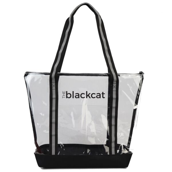 Clear Tote With Zipper Thumbnail