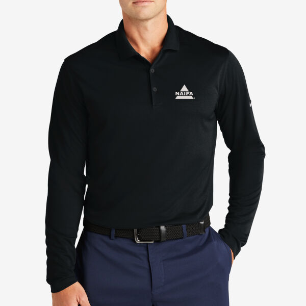   - Dri FIT Micro Pique 2.0 Long Sleeve Polo Thumbnail