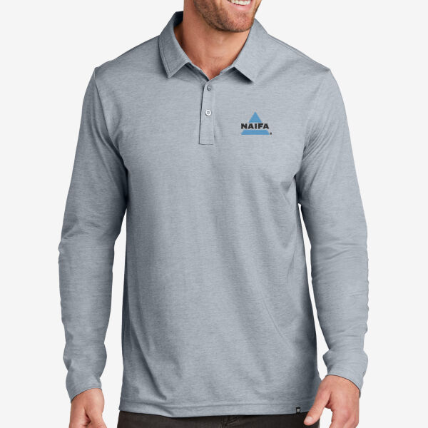   - Oceanside Heather Long Sleeve Polo Thumbnail