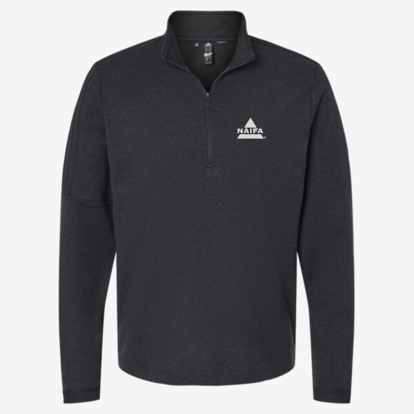   - Men's 3-Stripe Quarter-Zip Sweater Pullover Thumbnail