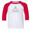 Toddler Three-Quarter Sleeve Baseball Tee Thumbnail