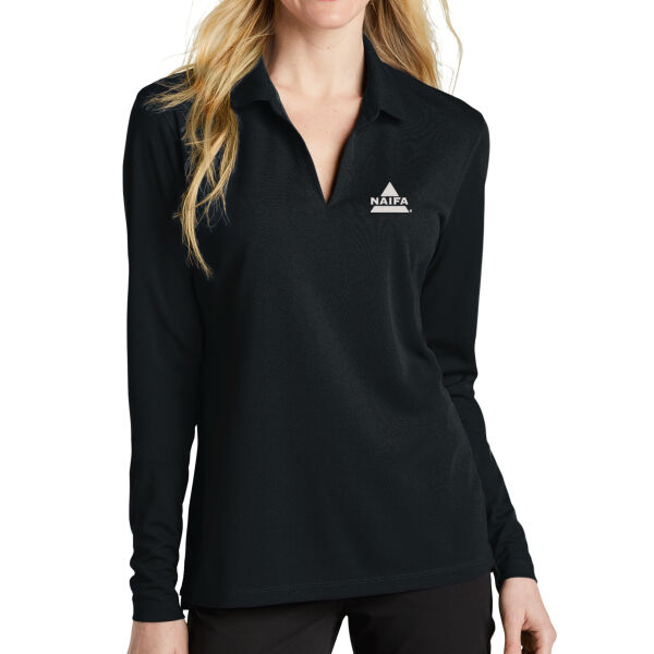   - Women's Dri FIT Micro Pique 2.0 Long Sleeve Polo Thumbnail