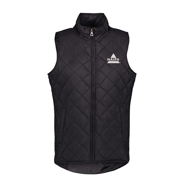   - Women's Vintage Diamond Quilted Vest Thumbnail