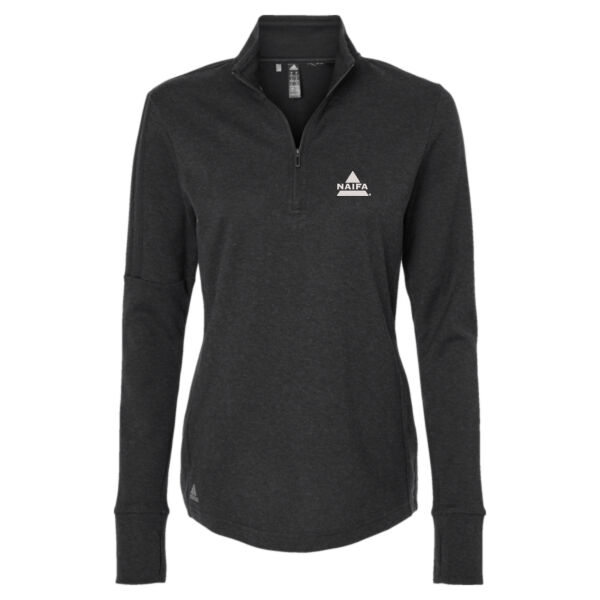   - Women's 3-Stripe Quarter-Zip Sweater Pullover Thumbnail