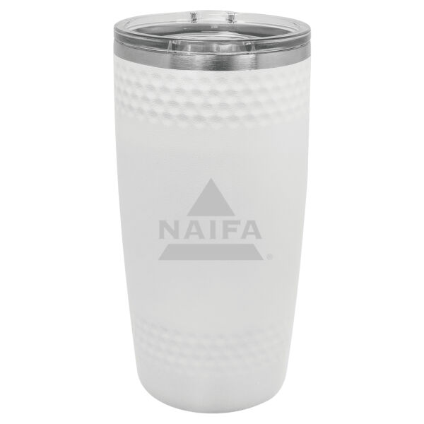   - Golf Tumbler with Dimples and Slider Lid Thumbnail