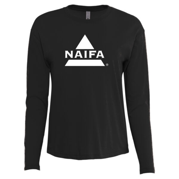   - Women's Cotton Relaxed Long Sleeve T-Shirt Thumbnail